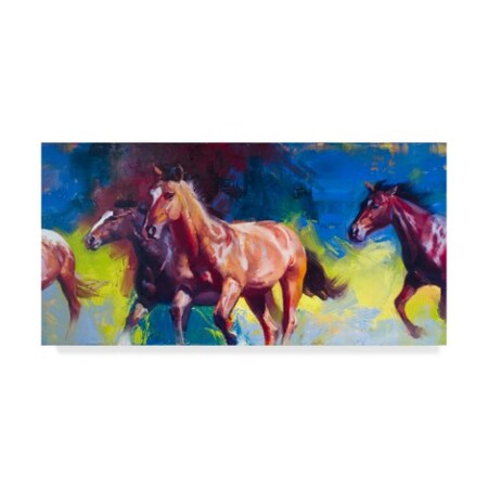 Julie T. Chapman 'Horse Running Wild' Canvas Art,16x32